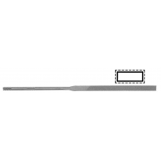 LA 2401 - 160 MM - 0 NEEDLE FLAT FILE