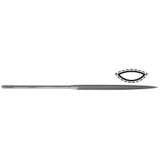 LA 2403 200MM - 0 NEEDLE DOUBLE HALF ROUND FILE