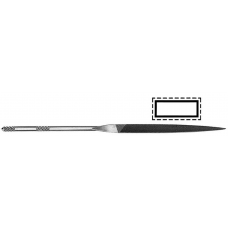LA 2406 200MM - 0 Three square needle file