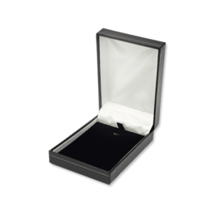 Suede Earring & Pendant Box- A07 Black/Blue/Red