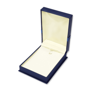 Suede Earring & Pendant Box- B07 Blue/Black/Red