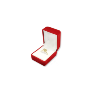 Velvet Ring Box - Red