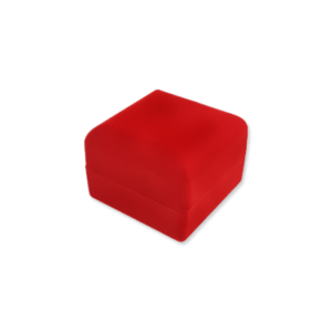 Velvet Bangle & Watch Box - Red
